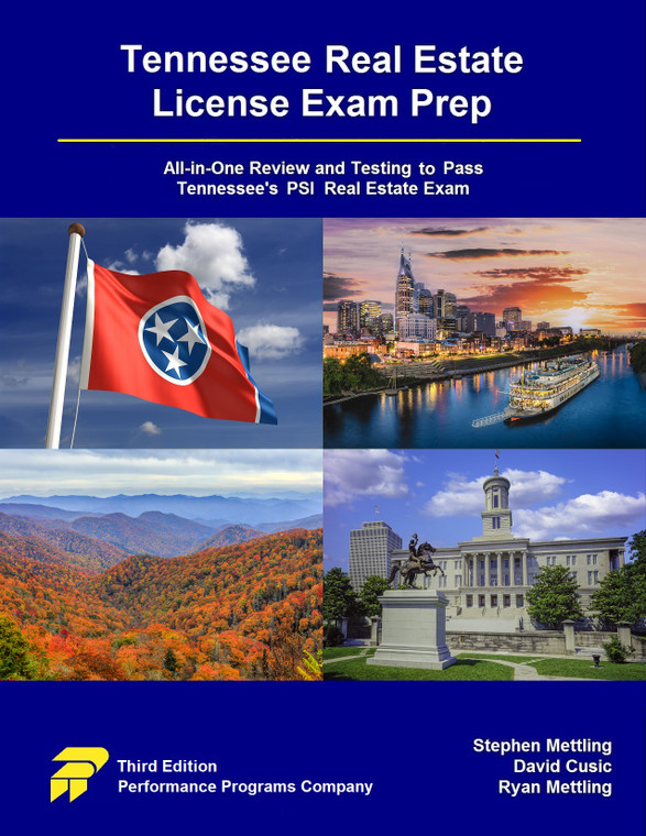 Tennessee Real Estate License Exam Prep- 3rd Edition - PDF