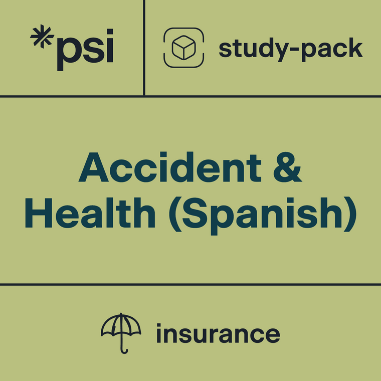 Accident and Health Test Prep Study-Pack (Spanish) with 400+ Sample Questions