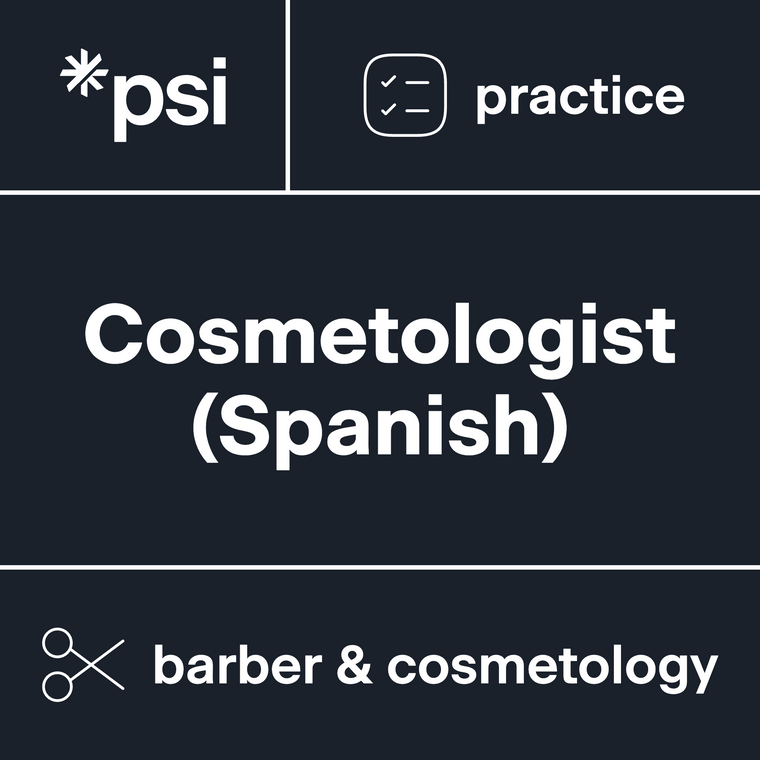 Cosmetology Theory (Spanish) Practice Test - 3 Pack with 400+ items