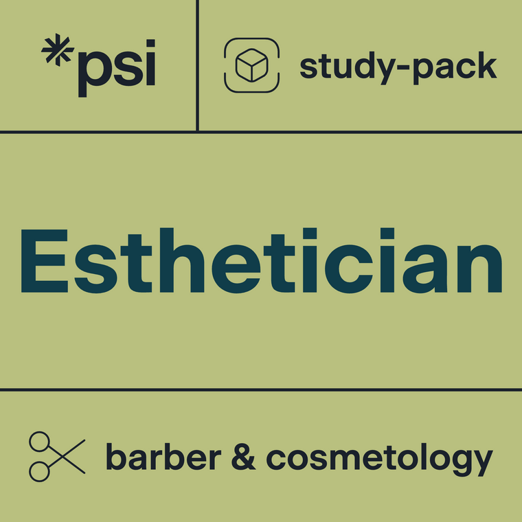 Esthetician Theory Study-Pack - PSI Test Prep - 400+ items