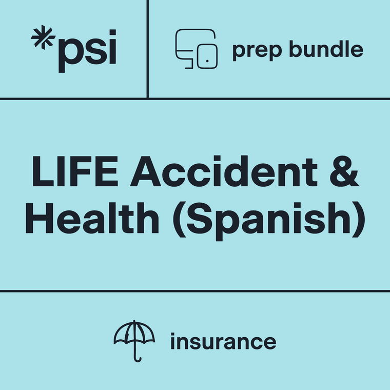 Life, Accident and Health Study & Practice Bundle (Spanish) with 1,000+ Sample Questions