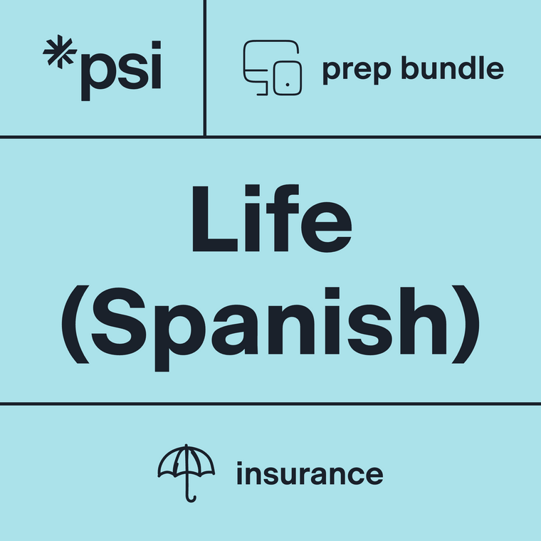 Life Insurance Study & Practice Bundle (Spanish) with 600+ Sample Questions