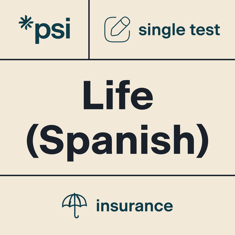 Life Insurance Practice Test x 1 (Spanish) with 70 Total Questions