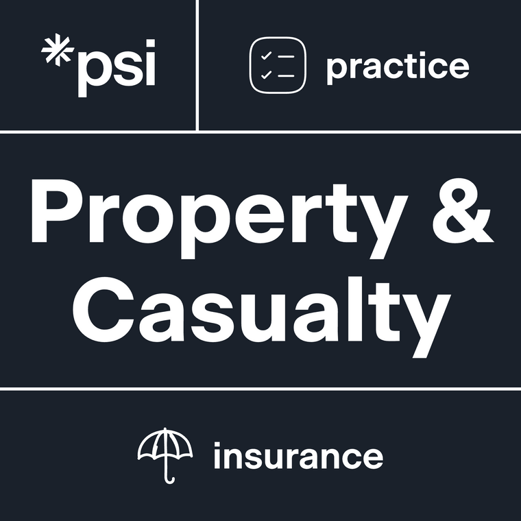 Property & Casualty Insurance Practice Test 3-Pack with 375 Total Questions